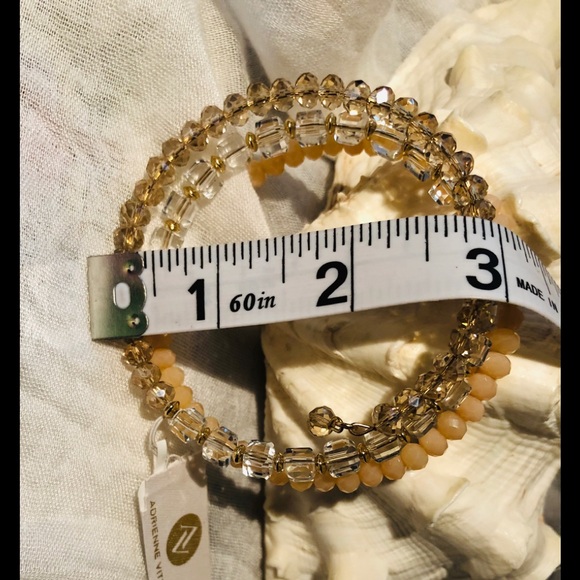 Adrienne Vittadini faux crystal beaded bracelet - Picture 5 of 5
